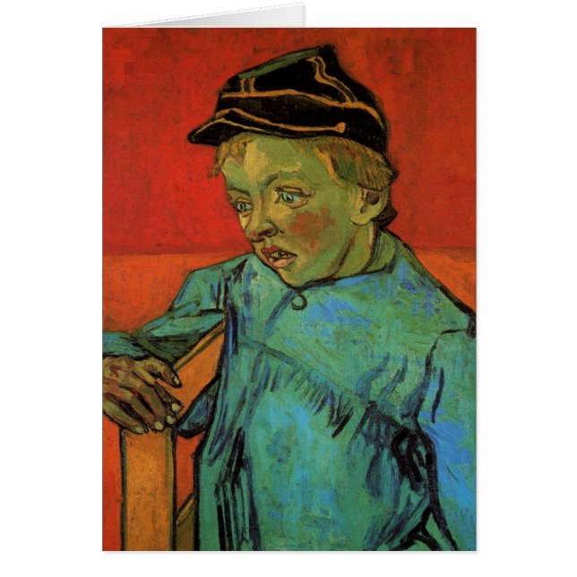Van Gogh, Schoolboy (Camille Roulin), Vintage Kuns (Vorne)