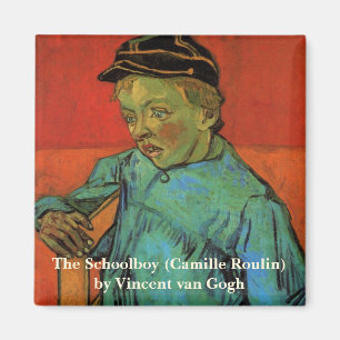 Van Gogh, Schoolboy (Camille Roulin), Vintage Kuns Magnet