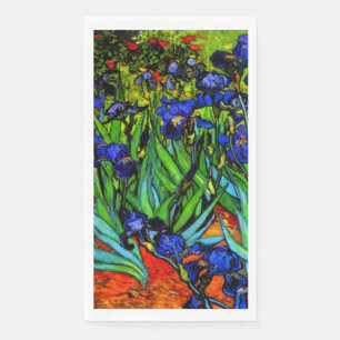 Van Gogh - Schwertlilien, berühmtes Gemälde, Serviette