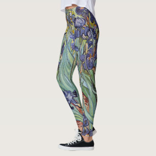Van Gogh Schwertlilien Impressionistisches Gemälde Leggings