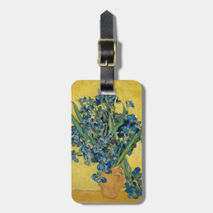 Van Gogh Schwertlilien - Kräftige Blaue und Gelbe Gepäckanhänger