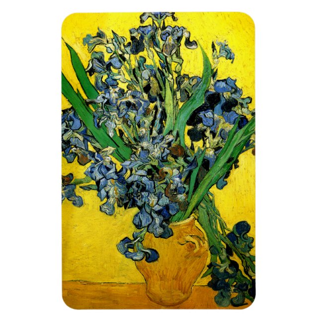 Van Gogh: Schwertlilien Magnet (Vertikal)