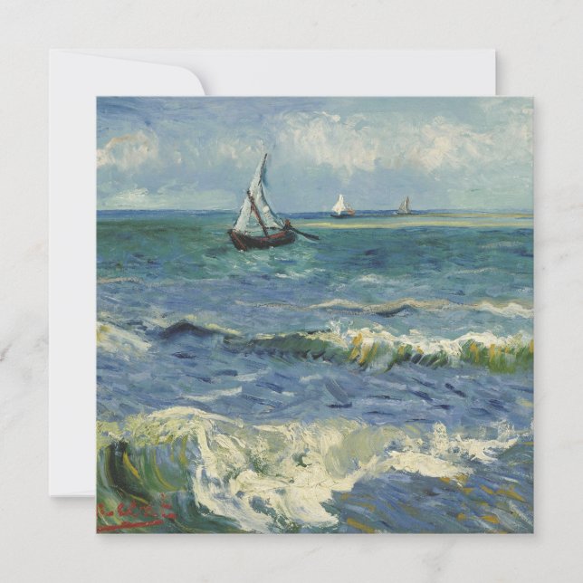 Van Gogh Seascape bei Saintes Maries de la Mer (Vorderseite)