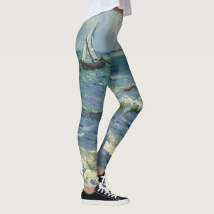 Van Gogh Seascape bei Saintes Maries de la Mer Leggings