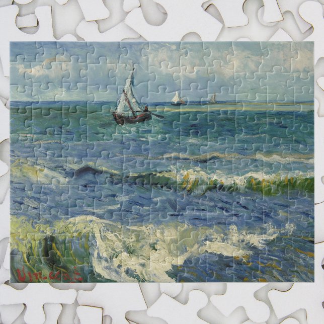 Van Gogh Seascape bei Saintes Maries de la Mer Puzzle (Von Creator hochgeladen)