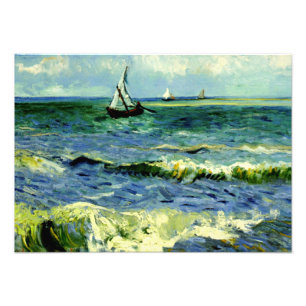 Van Gogh - Seascape bei Saintes-Maries Fotodruck