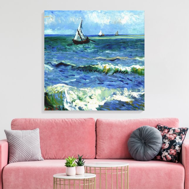 Van Gogh - Seascape Leinwanddruck (Insitu (Wohnzimmer))