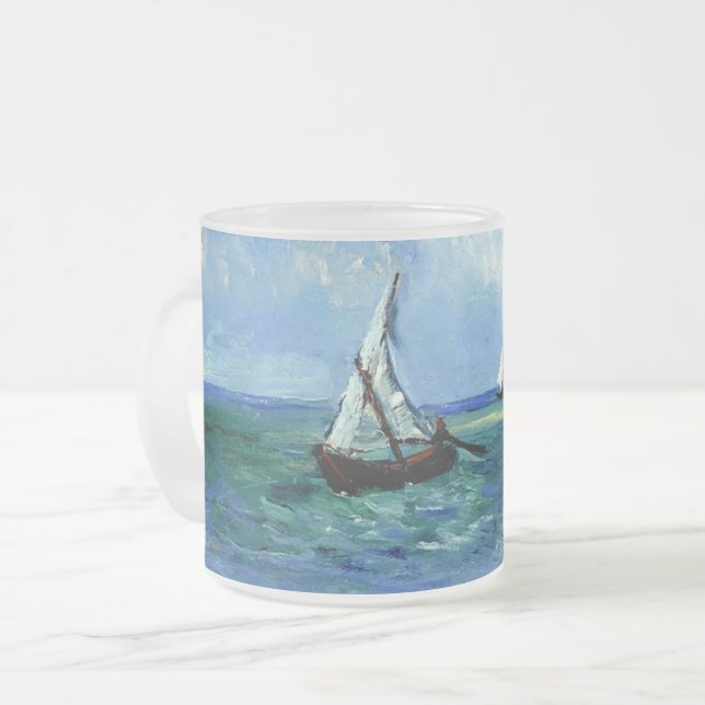 Van Gogh - Seascape Mattglastasse (Vorderseite Links)