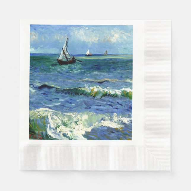Van Gogh - Seascape Serviette (Vorderseite)