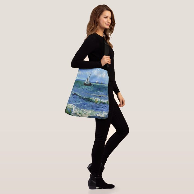 Van Gogh - Seascape Tragetaschen Mit Langen Trägern (Am Model)
