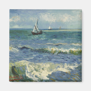 Van Gogh Seelandschaft bei Saintes Maries de la Me Magnet
