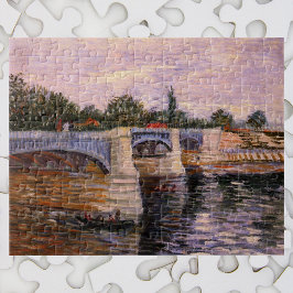 Van Gogh Seine Fluss mit Pont del Grande Jette Puzzle