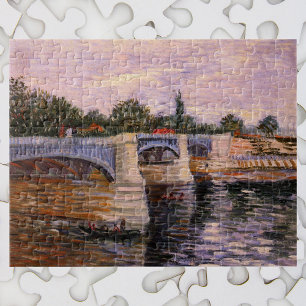 Van Gogh Seine mit Pont del Grande Jette Puzzle