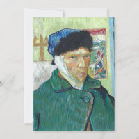 Van Gogh selbst-portrait Bandaged Ear Art Malerei