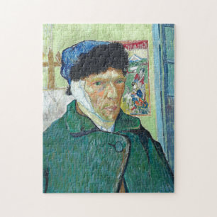 Van Gogh selbst-portrait Bandaged Ear Art Malerei Puzzle