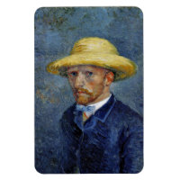Van Gogh - Selbstportrait mit Strohhut