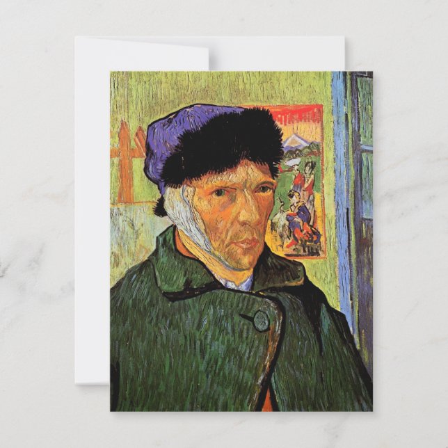 Van Gogh; Selbstportrait mit verbanntem Ohr (Vorderseite)