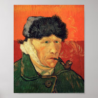 Van Gogh - Selbstportrait mit verbanntem Ohr