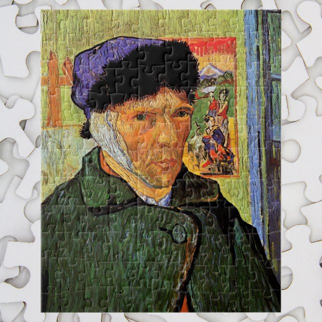 Van Gogh; Selbstportrait mit verbanntem Ohr Puzzle (Von Creator hochgeladen)