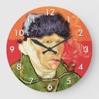 Van Gogh - Selbstportrait mit verbündetem Ohr & Ro