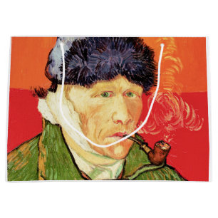 Van Gogh - Selbstporträt mit verbundenerem Ohr und Große Geschenktüte