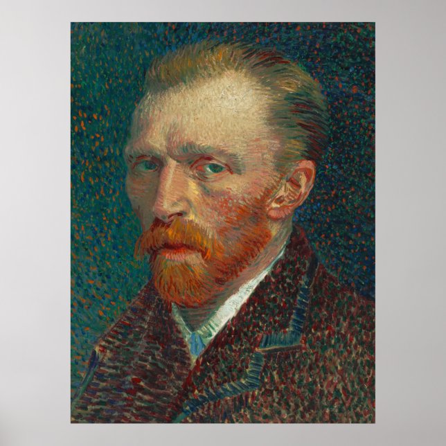 Van Gogh Self Portrait Art Malerei Poster (Vorne)