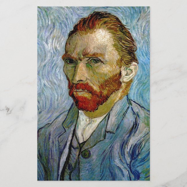 Van Gogh Self Portrait Briefpapier (Vorderseite)