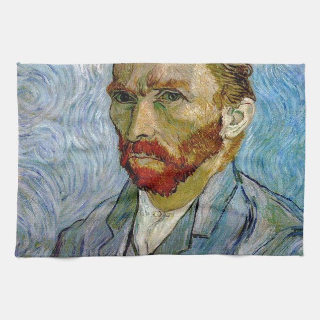 Van Gogh Self Portrait Geschirrtuch (Horizontal)