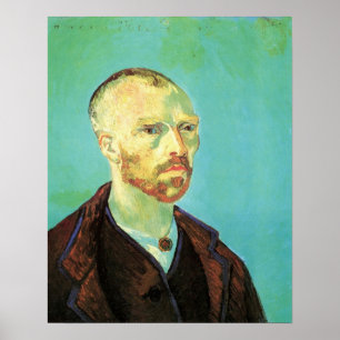 Van Gogh Self Portrait (gewidmet Paul Gauguin) Poster