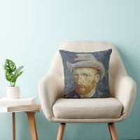Van Gogh Self Portrait Gray Felt Hat Malerei Art