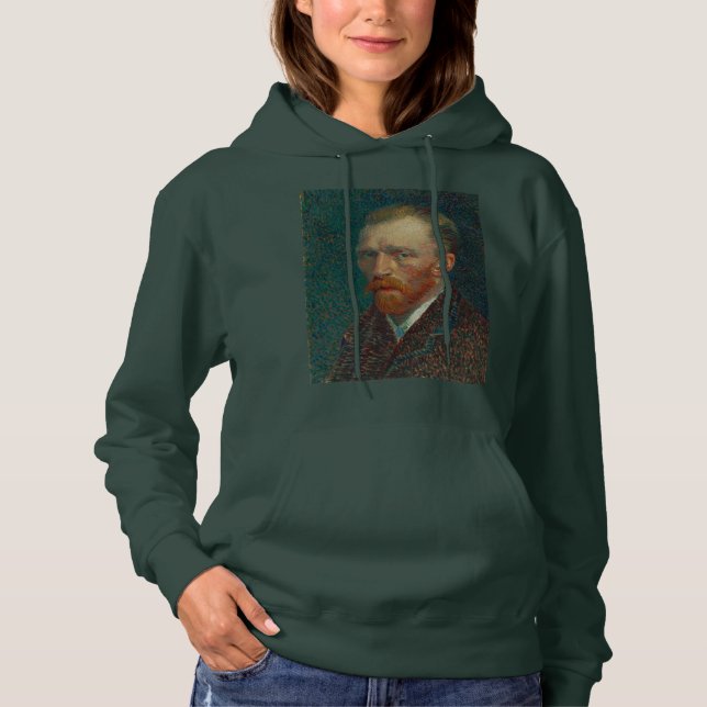 Van Gogh Self Portrait  Hoodie (Vorderseite)