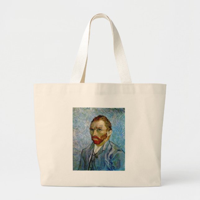 Van Gogh Self Portrait Jumbo Stoffbeutel (Vorne)