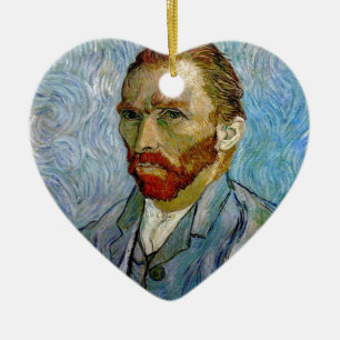 Van Gogh Self Portrait Keramikornament