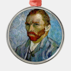 Van Gogh Self Portrait Ornament Aus Metall