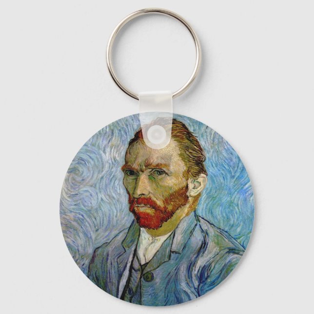 Van Gogh Self Portrait Schlüsselanhänger (Vorderseite)