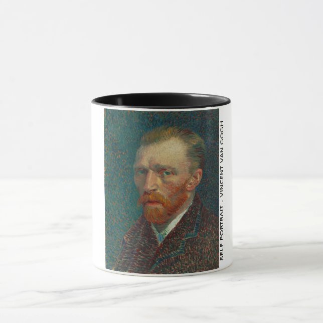 Van Gogh Self Portrait Tasse (Zentrum)