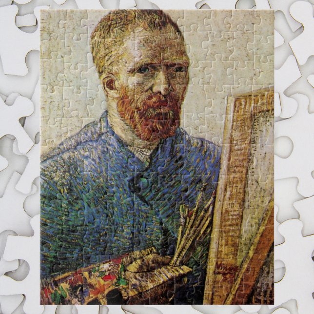 Van Gogh Self Portrait vor Easel Puzzle (Von Creator hochgeladen)
