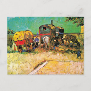 Van Gogh - Sinti und Roma Camp mit Horse Dray, Postkarte