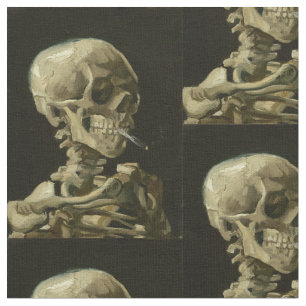 van gogh Skull Stoff