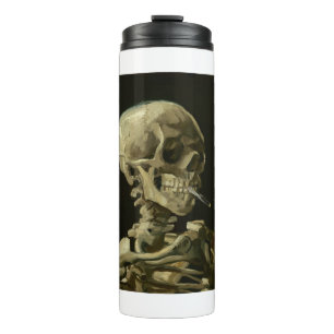 van gogh Skull Thermosbecher