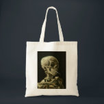 van gogh Skull Tragetasche<br><div class="desc">"van gogh Skull", "skeleton rauchende Zigarette", calavera, "van gogh", "van gough", "Day Of The Dead", "dia de los muertos", skull, skeleton, "skeleton burn zigarette"</div>