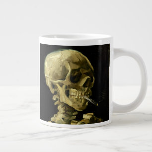 Van Gogh Smoking Skeleton Jumbo-Tasse