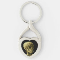 Van Gogh Smoking Skeleton