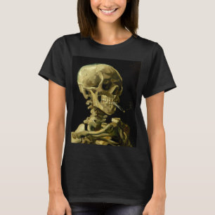 Van Gogh Smoking Skeleton T-Shirt