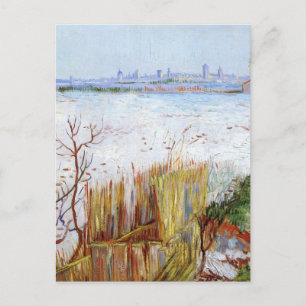 Van Gogh - Snowy Landscape Postkarte