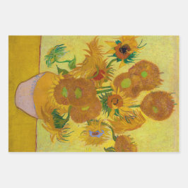 Van Gogh, Sonnenblume Geschenkpapier Set
