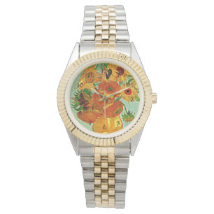 Van Gogh - Sonnenblumen 12, beliebte Kunstwerke, Armbanduhr