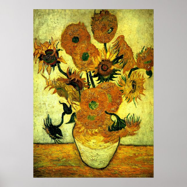 Van Gogh - Sonnenblumen, 14 Poster (Vorne)