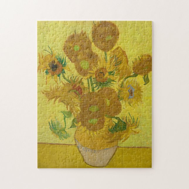 VAN GOGH - Sonnenblumen 1889 Puzzle (Vertikal)