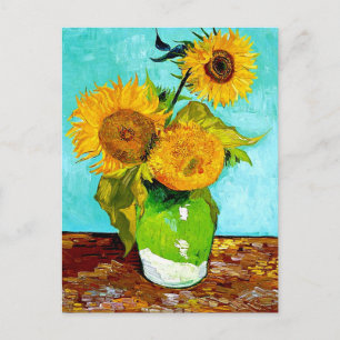 Van Gogh - Sonnenblumen - Art Post Card Postkarte